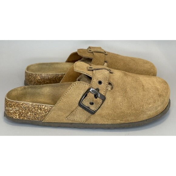 American Eagle Classic Clogs Size 9 Boho Light Brown Mules Potato Shoes Slip On - Picture 6 of 12